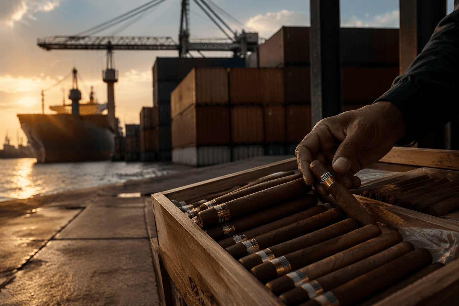 Cuban cigar distributor adds surcharge as sea freight collapses