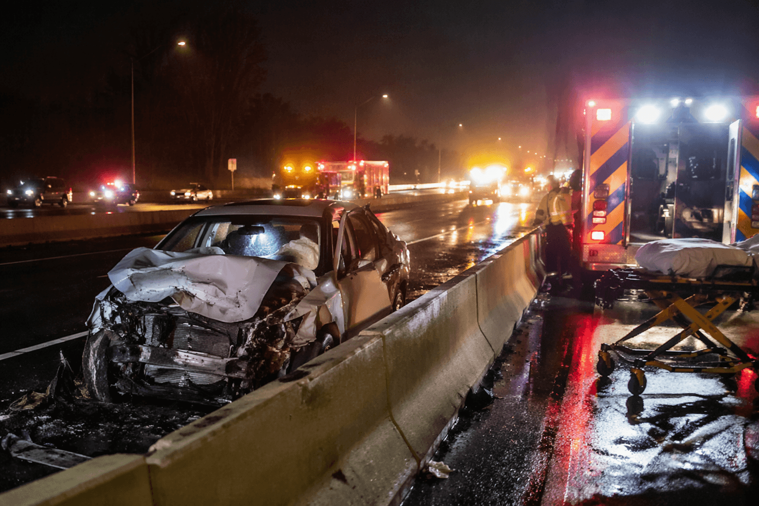 Three injured, one critically, in Greensboro crash on I-73