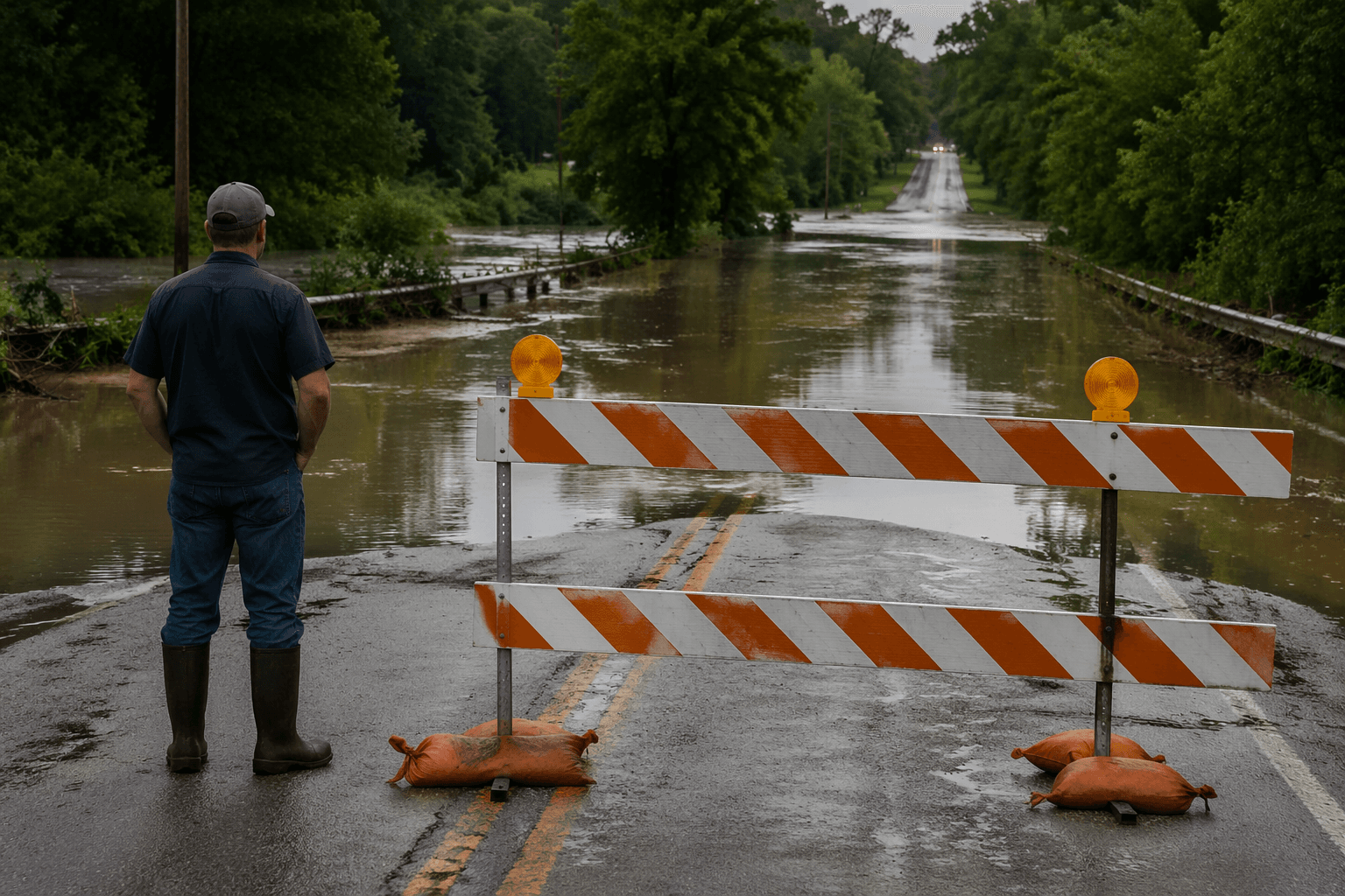 Heavy rain closes roads across Dubois County, travel disrupted