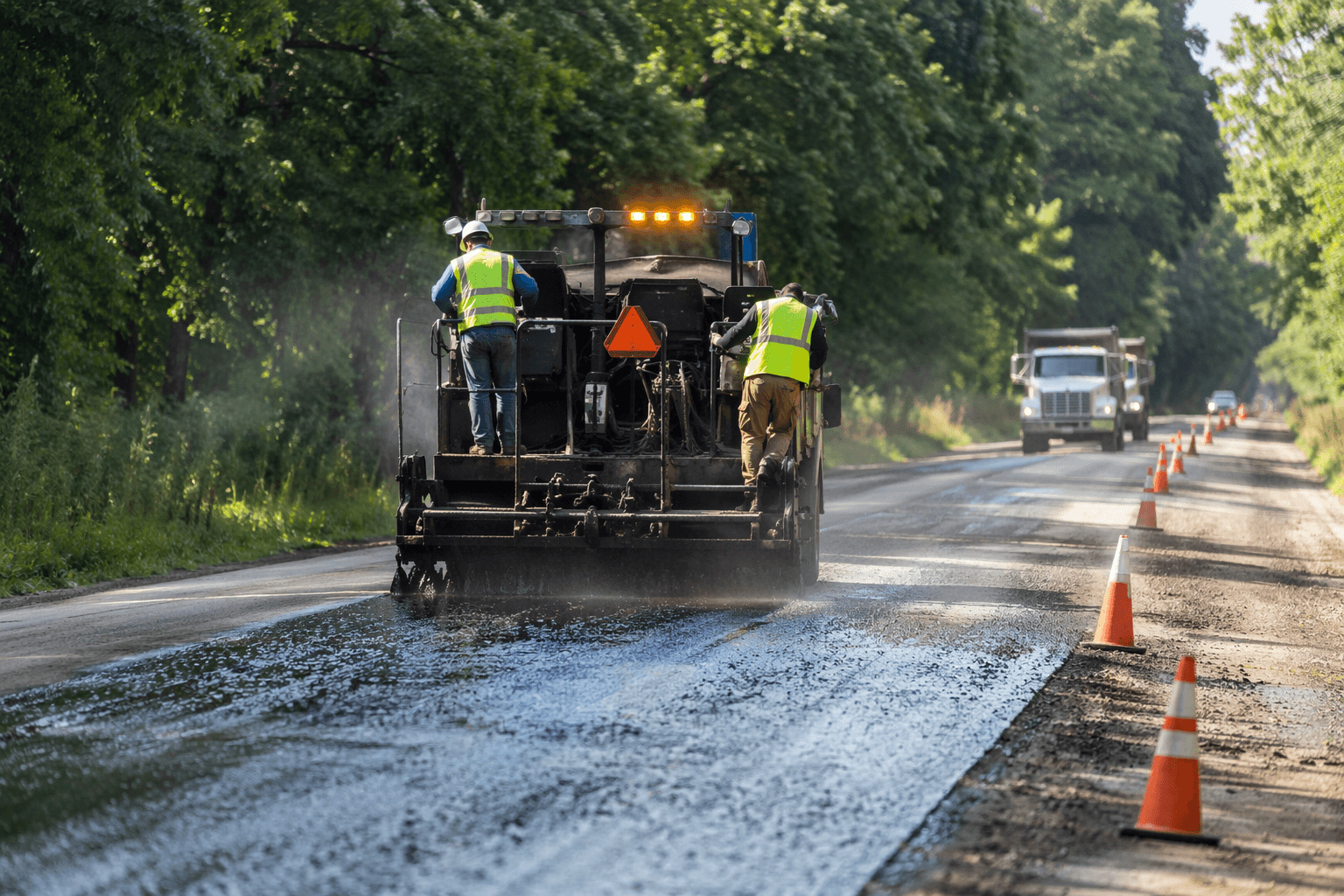 Chip-seal work closes Ferdinand roads, expect rolling delays next week