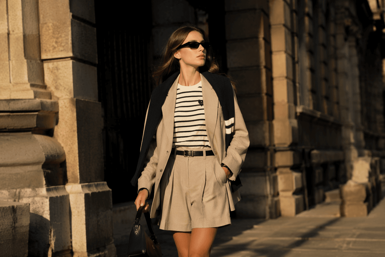 Ami’s preppy Paris look pairs tailoring with sporty ease
