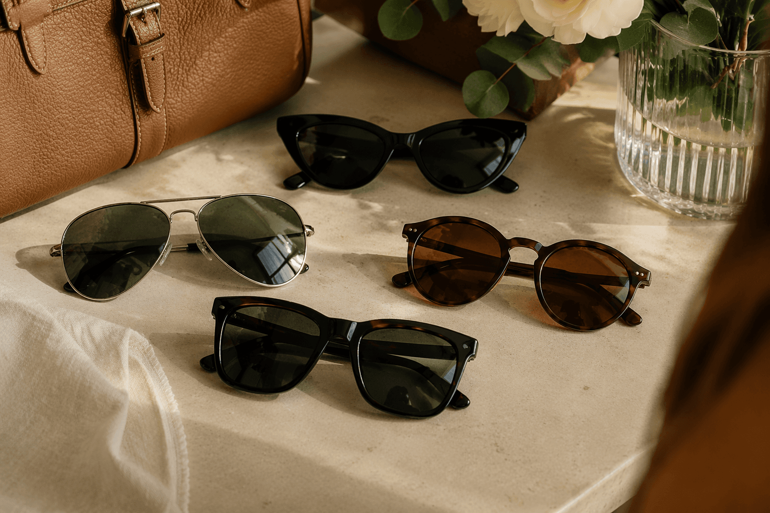 The four sunglasses styles that define quiet-luxury summer dressing