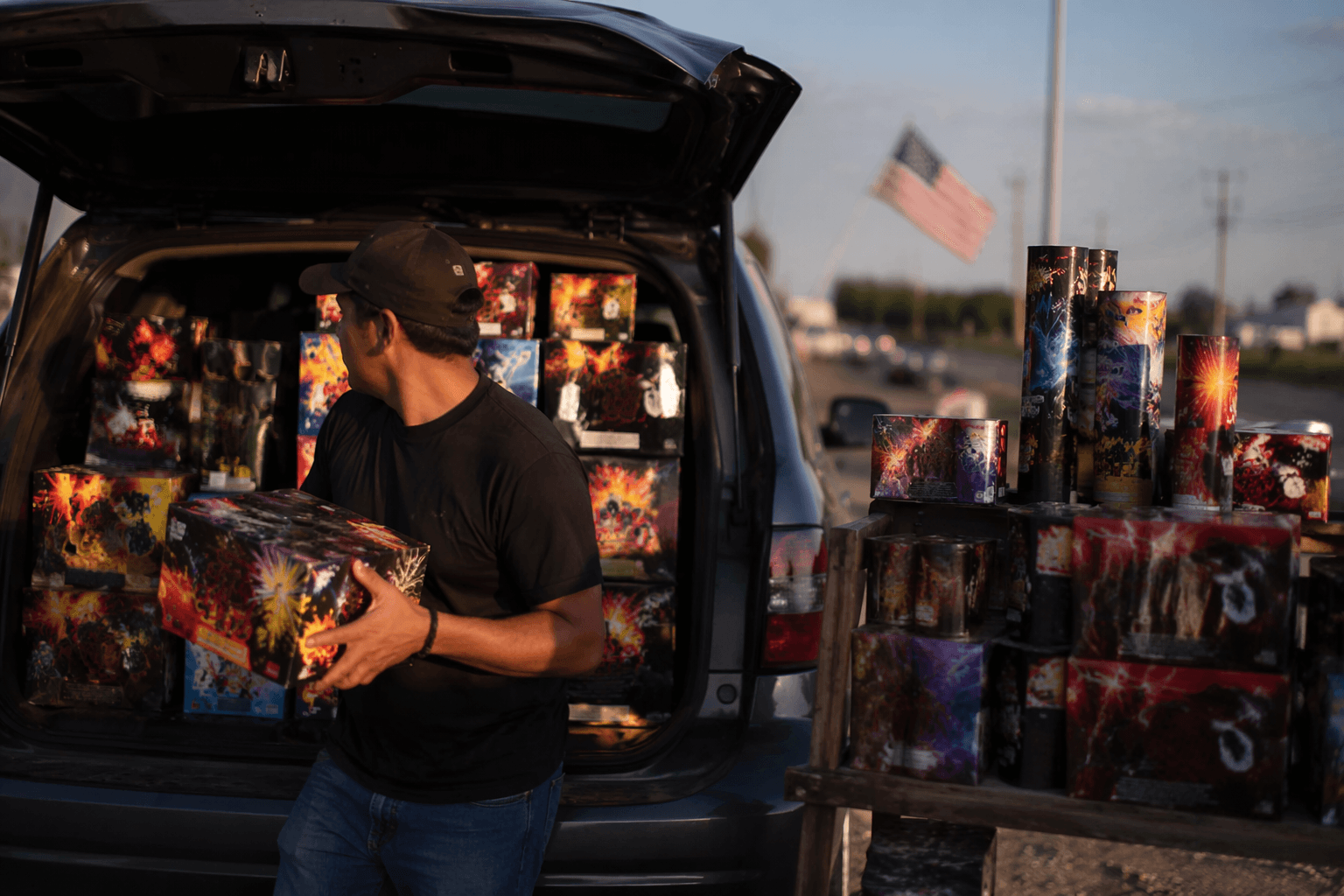 Fireworks sales surge as high gas and beef squeeze budgets