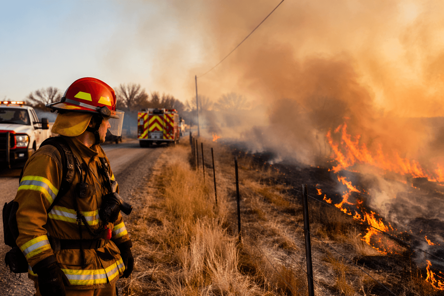 Countywide fire response contains grass fires near West Highway 84