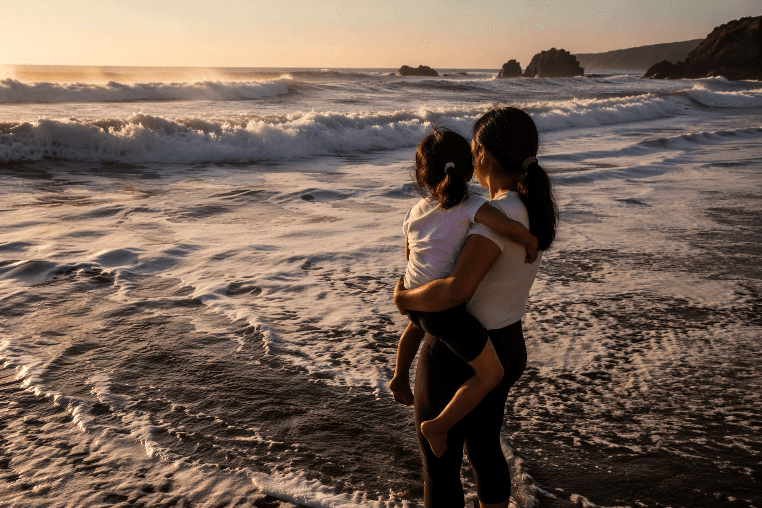 Sneaker wave at Baker Beach pulls mother, daughter into ocean