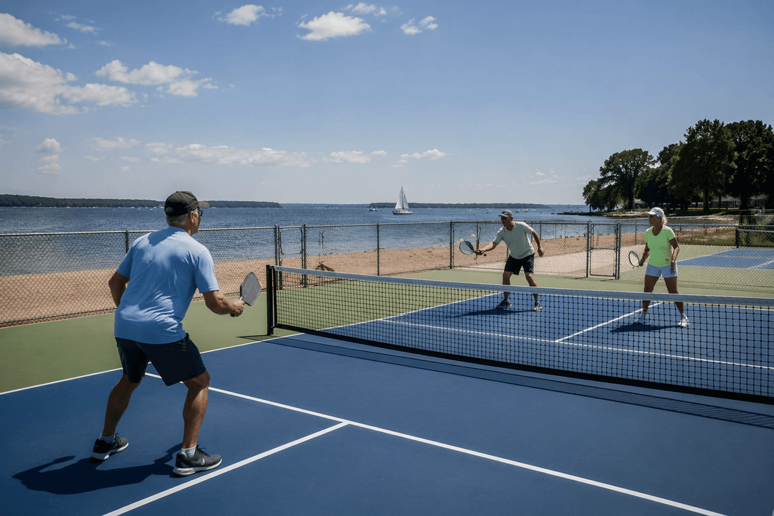 Island Park’s Masone Beach adds pickleball courts with bay views