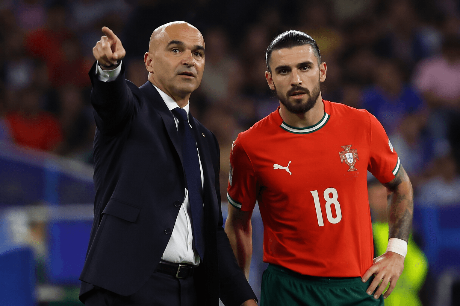 Martínez swaps João Neves for Rúben Neves against Colombia to steady Portugal