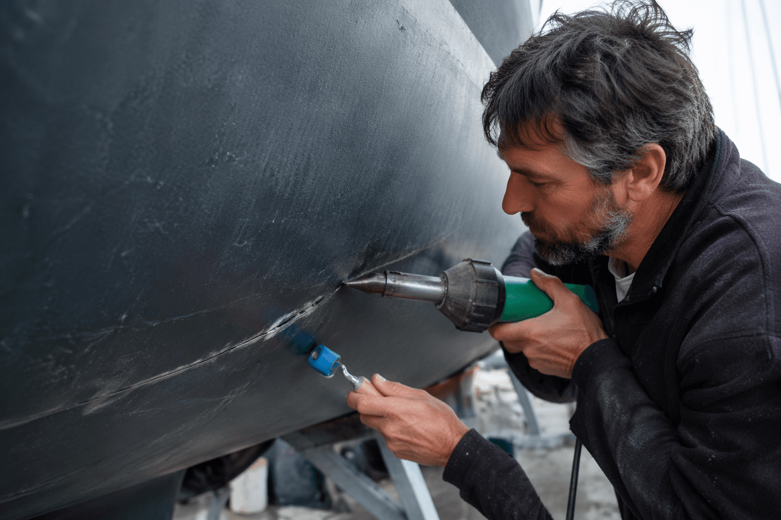 Why polyethylene sailboat hulls need plastic welding, not epoxy