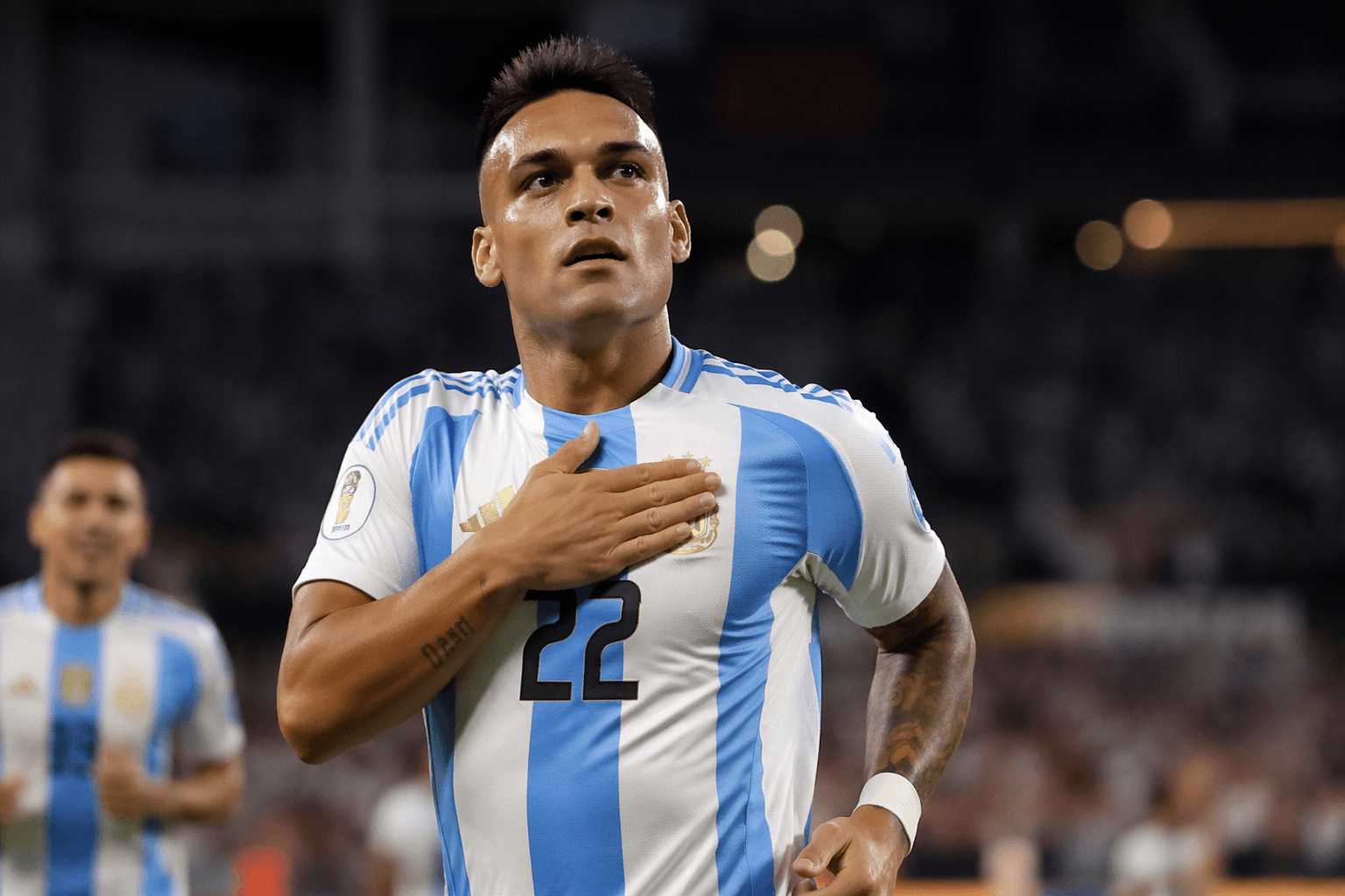 Lautaro Martínez scores first World Cup goal as Argentina beats Jordan