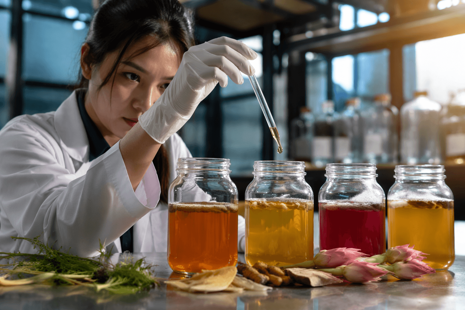 Thai medicinal plants produce functional kombucha with distinct antioxidant profiles