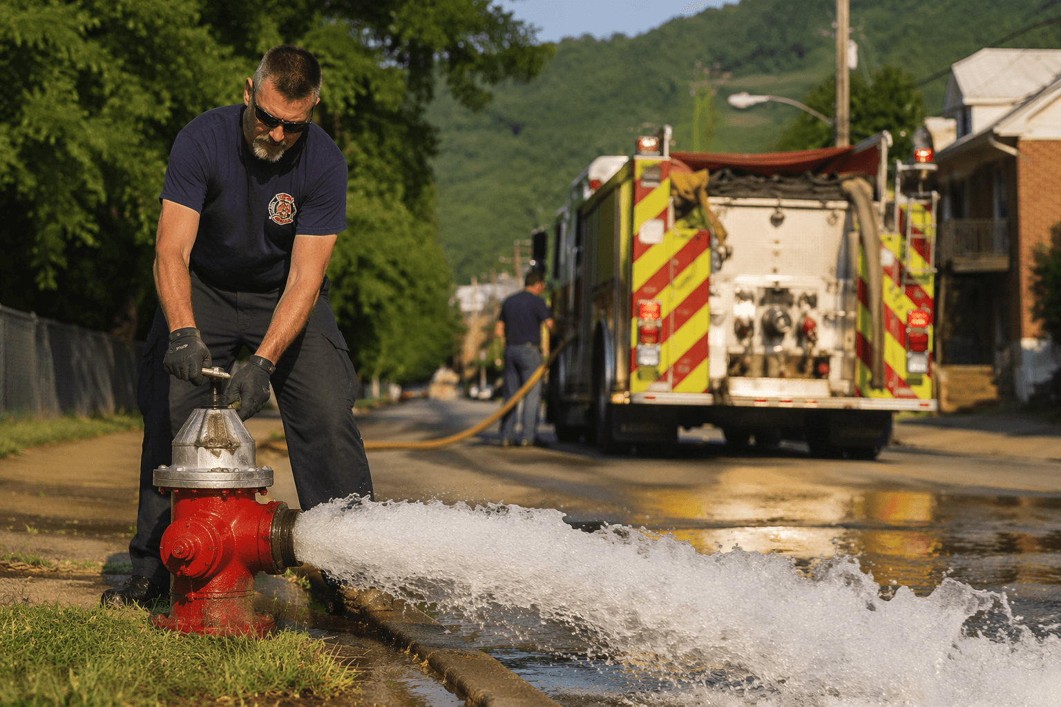 Hazard fire department begins hydrant testing across city limits