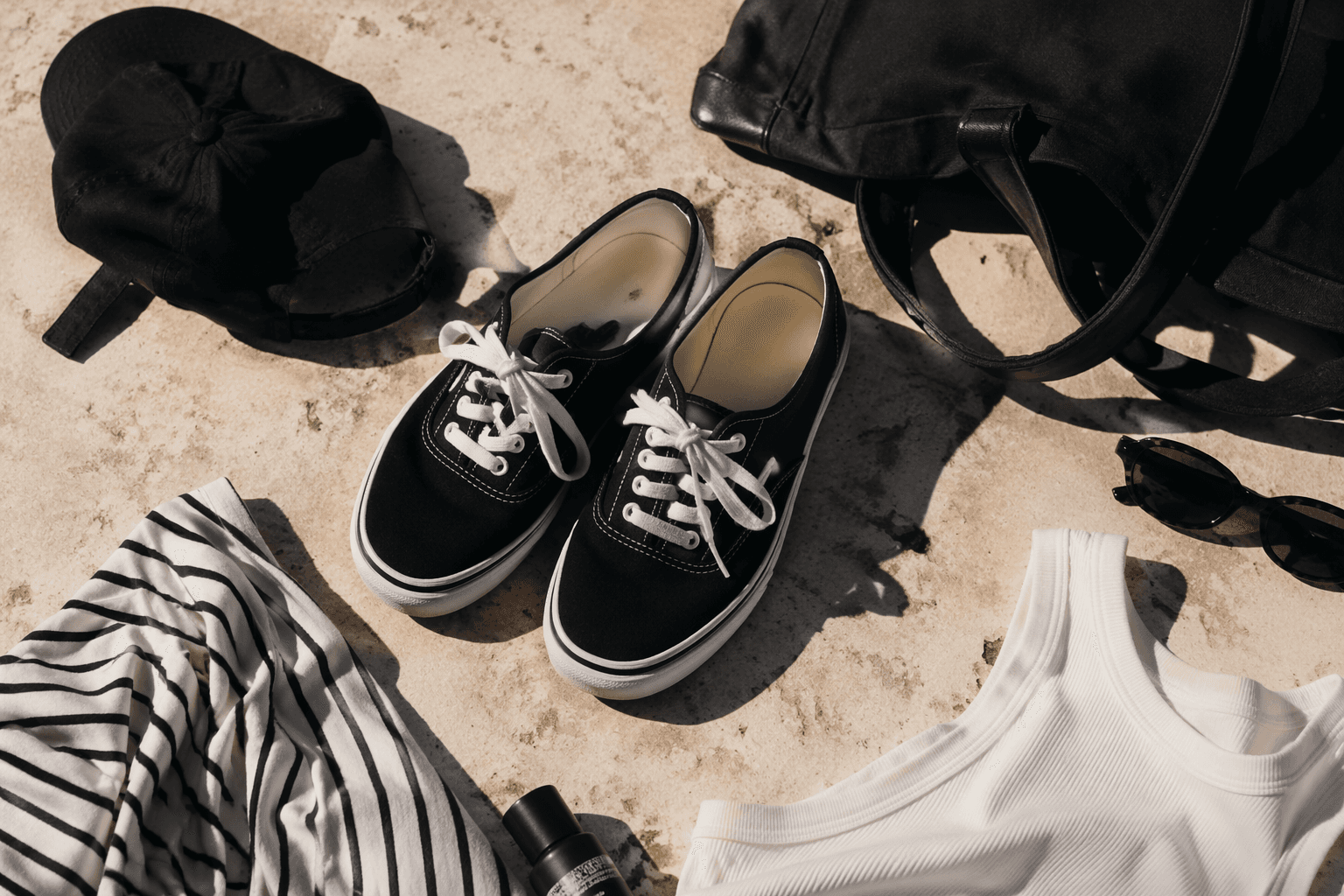 Emma Corrin wears classic Vans for easy Euro-summer capsule dressing
