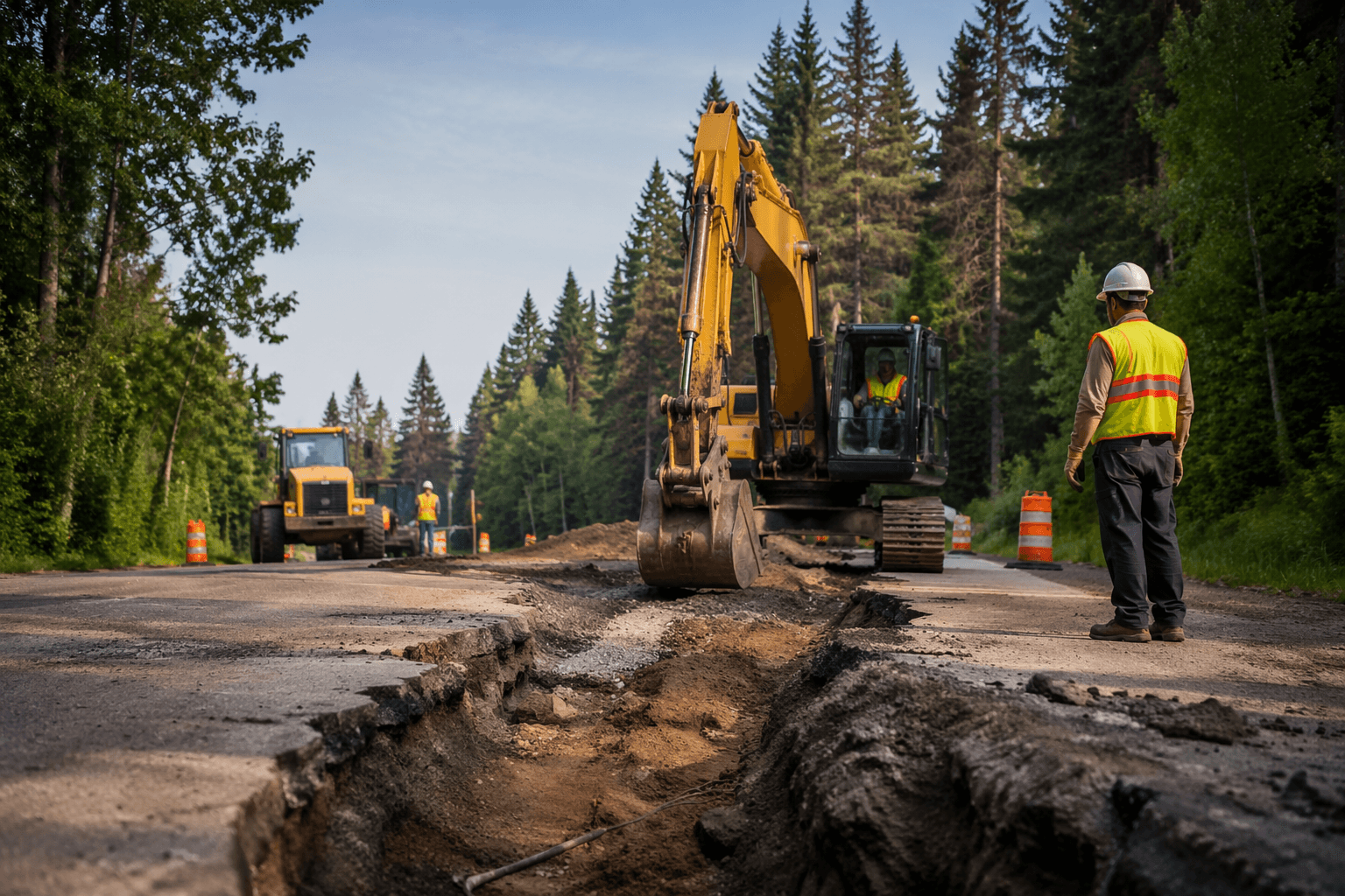 Lake County closes Lax Lake Road for utility replacement work