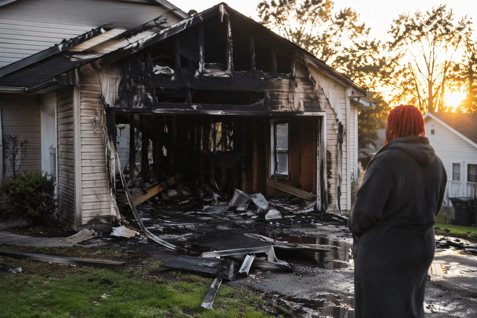 High Point man charged after setting occupied home on fire