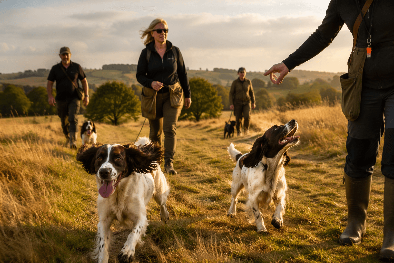 English Springer Spaniels thrive with active owners, training and exercise