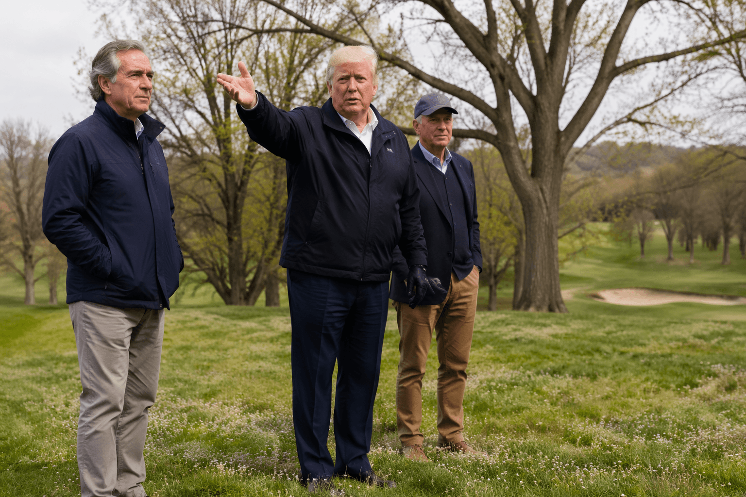 Trump tours East Potomac Golf Links, touts major tournament makeover