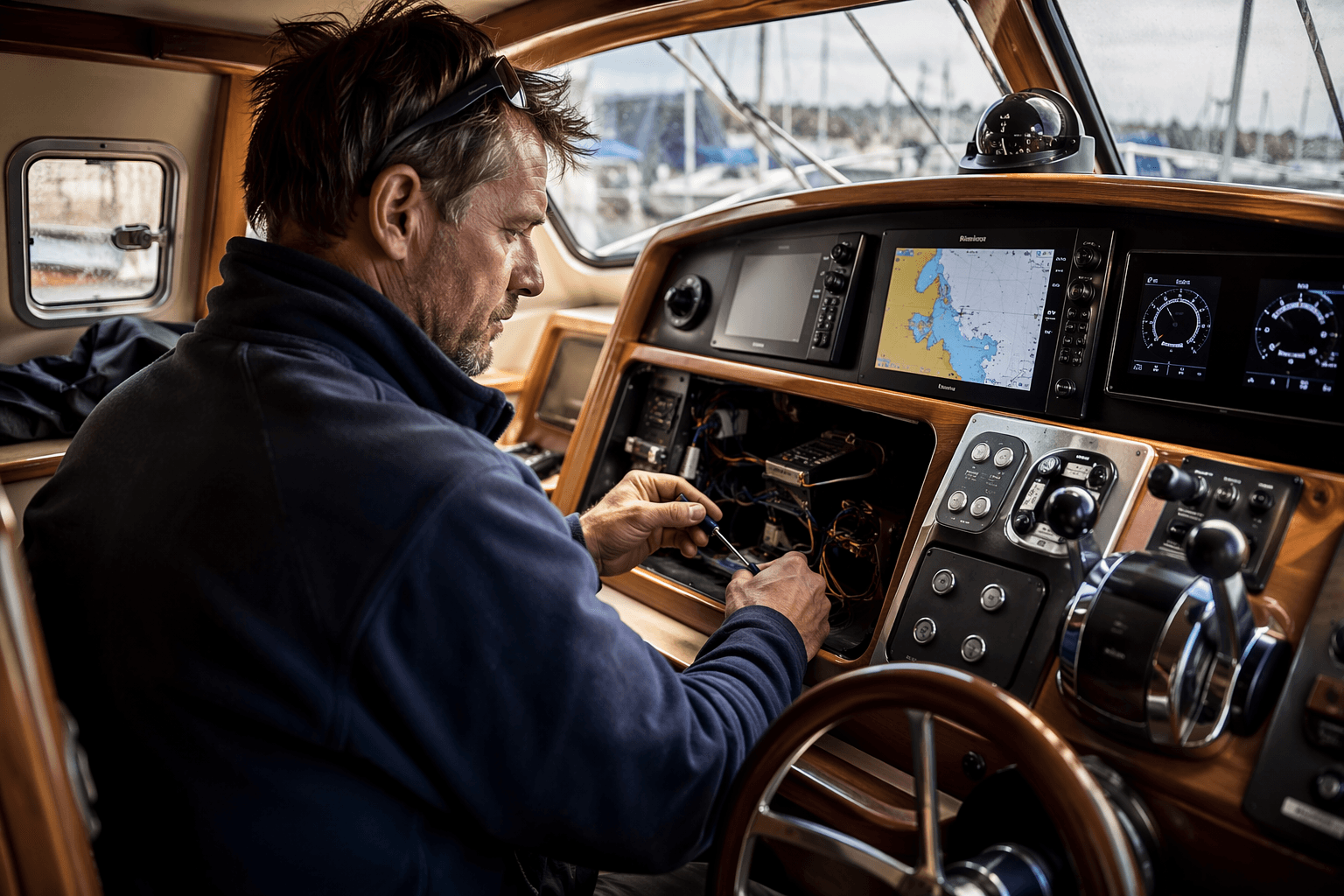 Spring refit checklist: update marine electronics, calibrate sensors, check autopilot