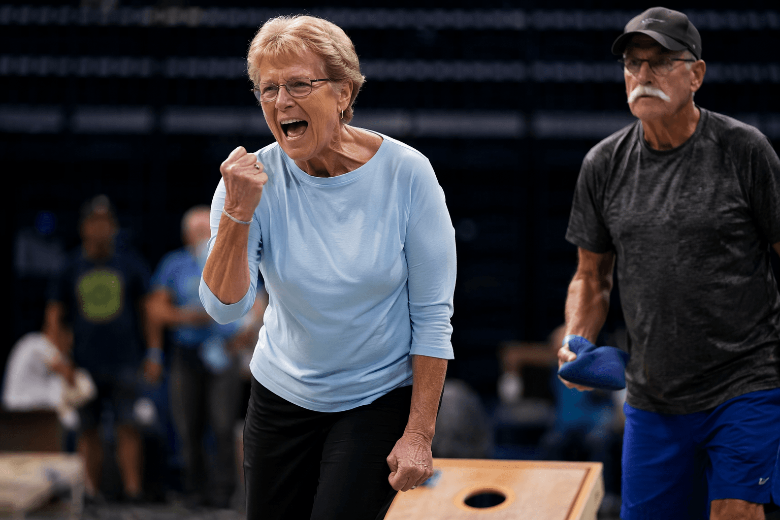 Senior Games treat cornhole as a durable medal sport