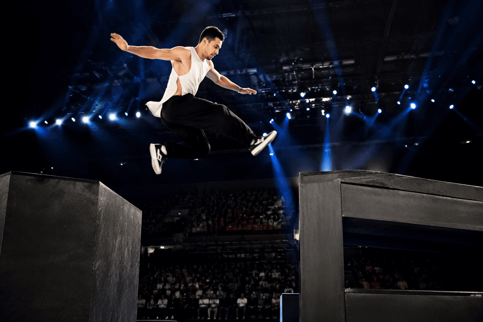 George McGowan balances parkour fame, family life and live performances