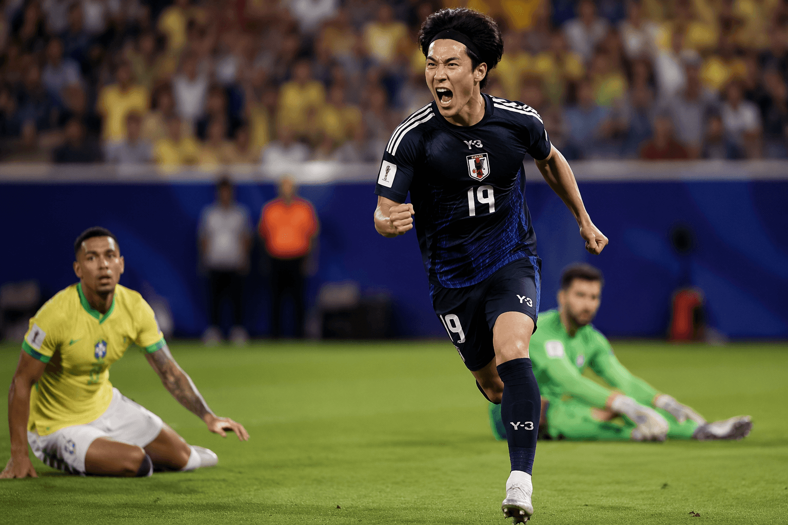 Kaishu Sano stuns Brazil with first Japan goal in World Cup upset