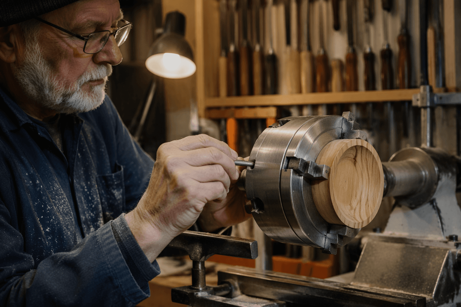 How the four-jaw scroll chuck changed woodturning forever