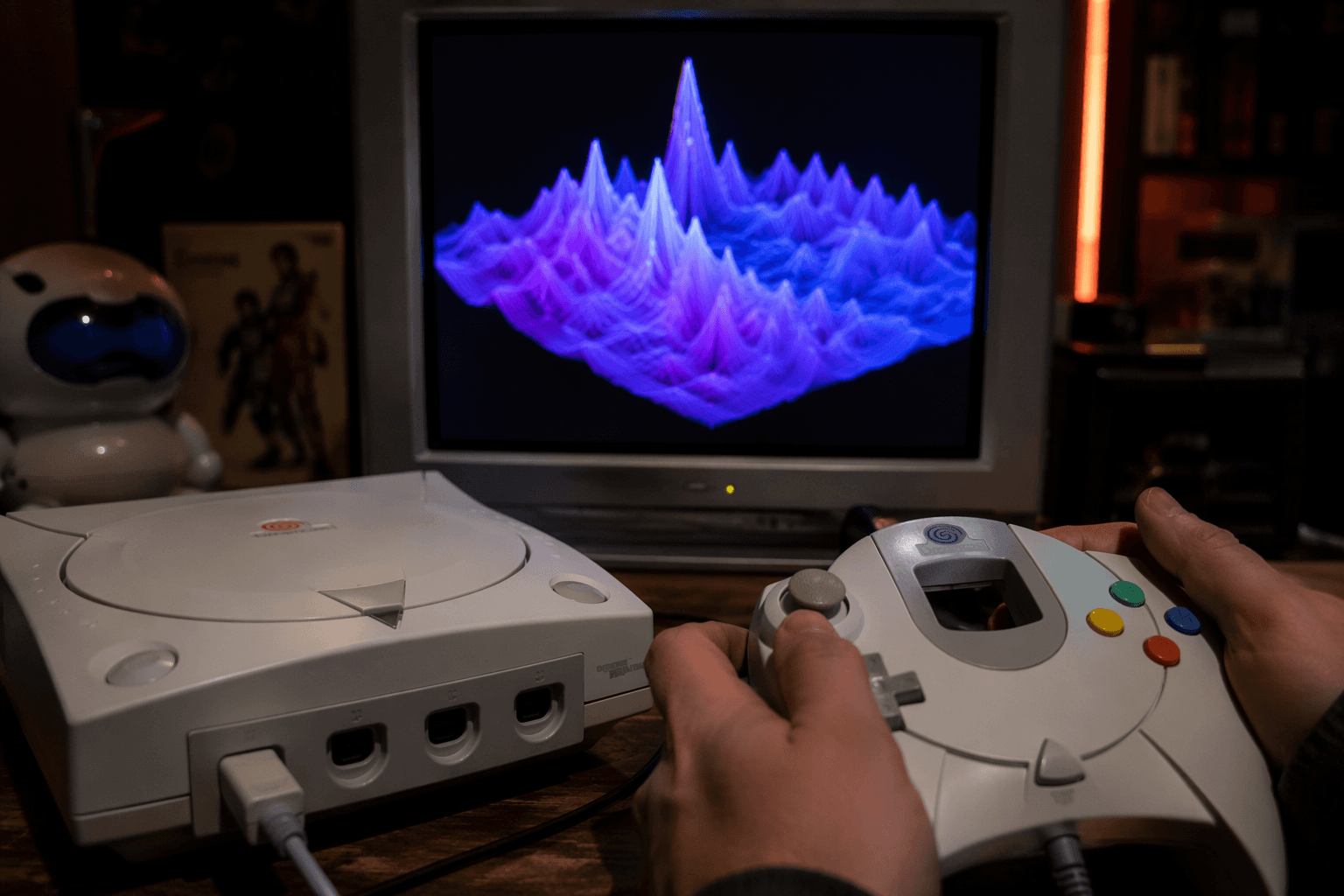 New FFT-powered audiovisual demos run natively on Sega Dreamcast