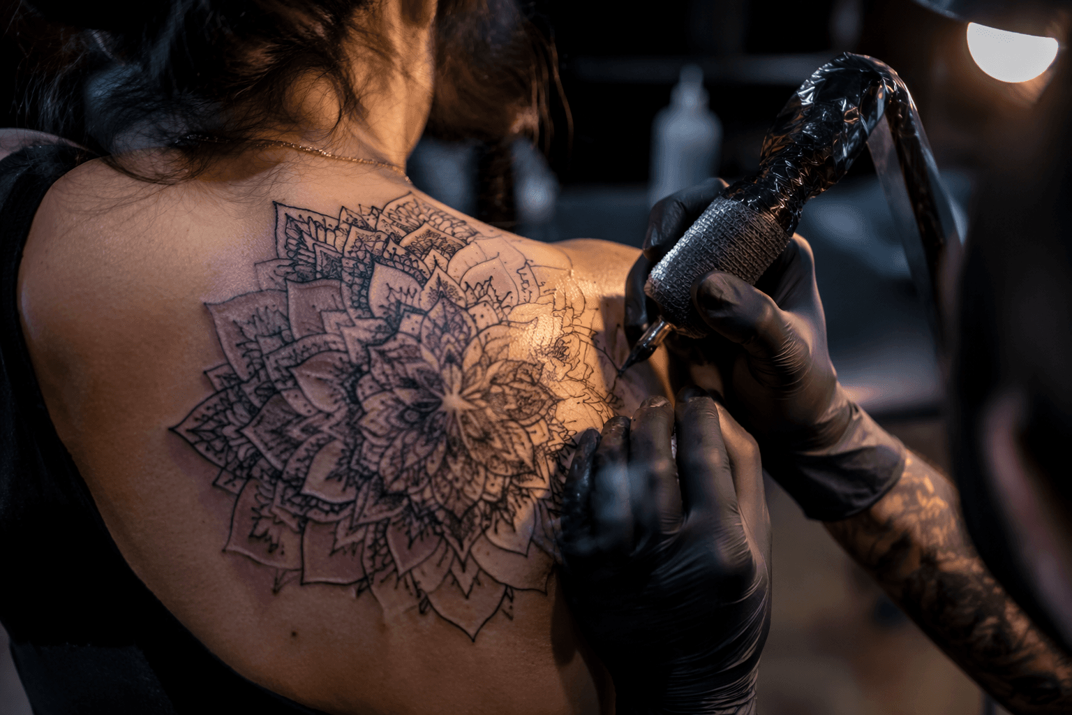 Mandala tattoos cost more than their simple look suggests