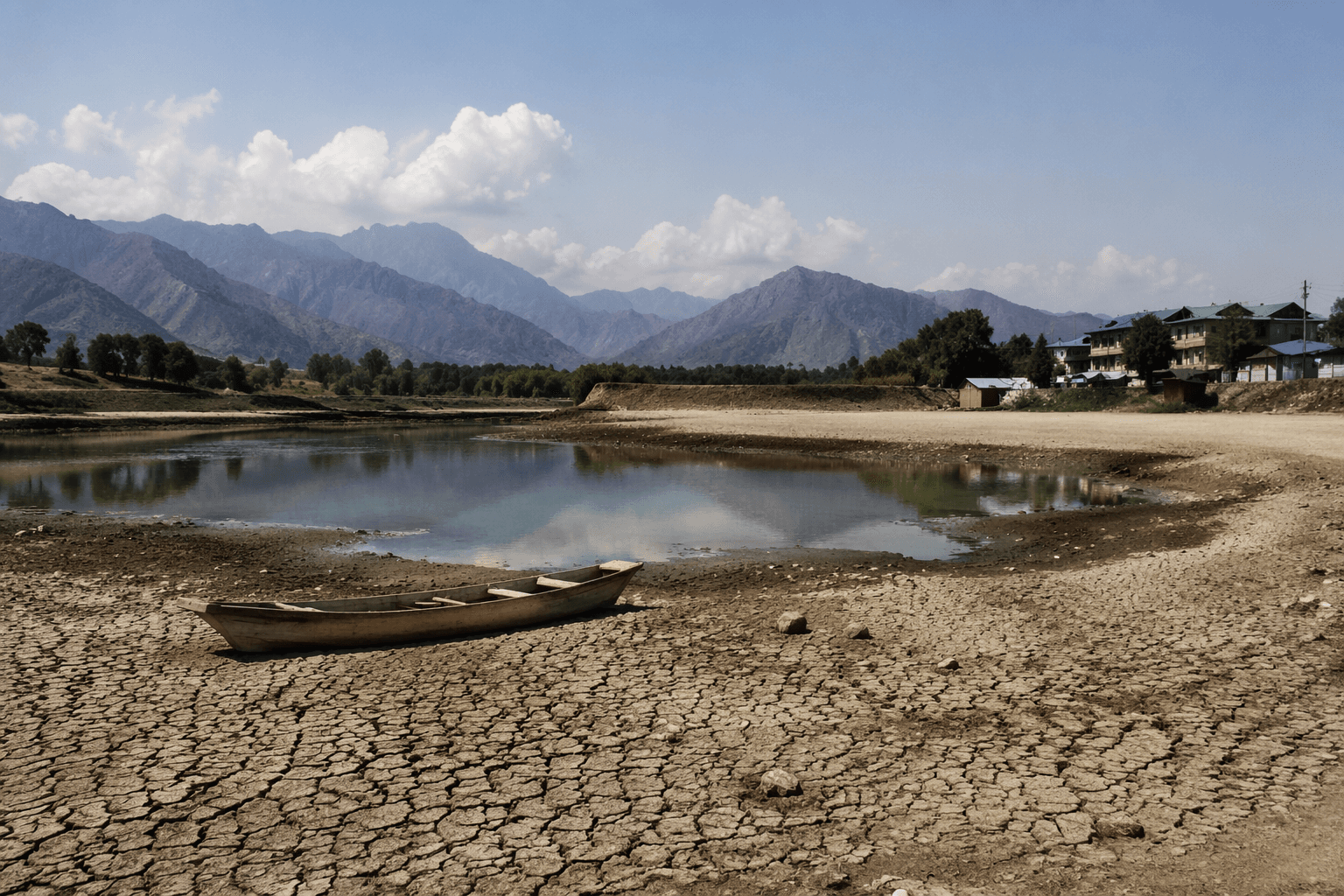 Kashmir lakes shrink under climate stress, pollution and unchecked development