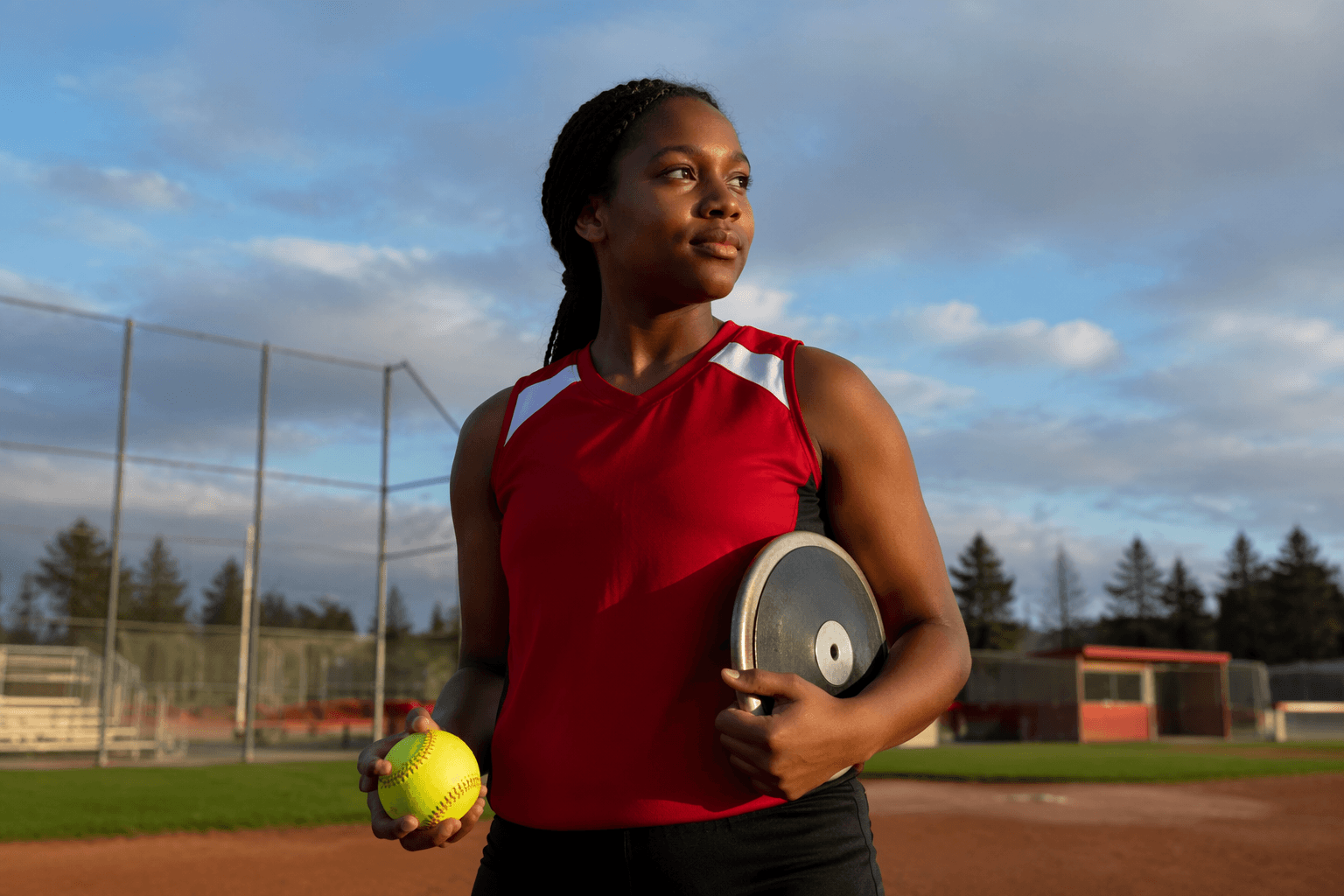 Coupeville eighth grader shines in softball, track and field