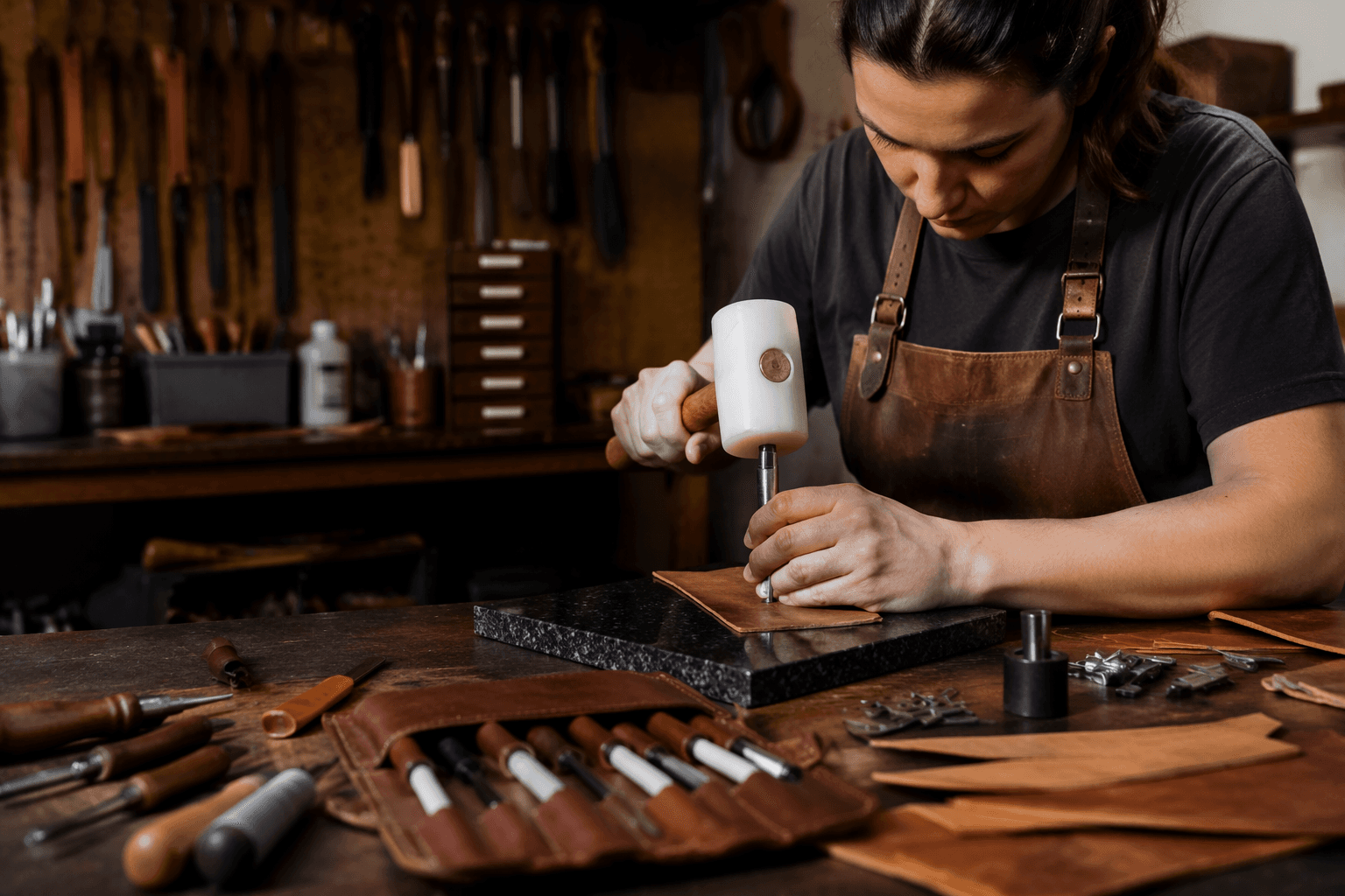 Tandy Leather’s education hub teaches leathercraft basics and techniques
