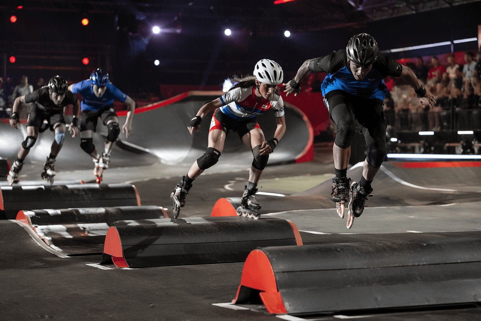 World Skate defines Skate Cross as roller skating’s obstacle race
