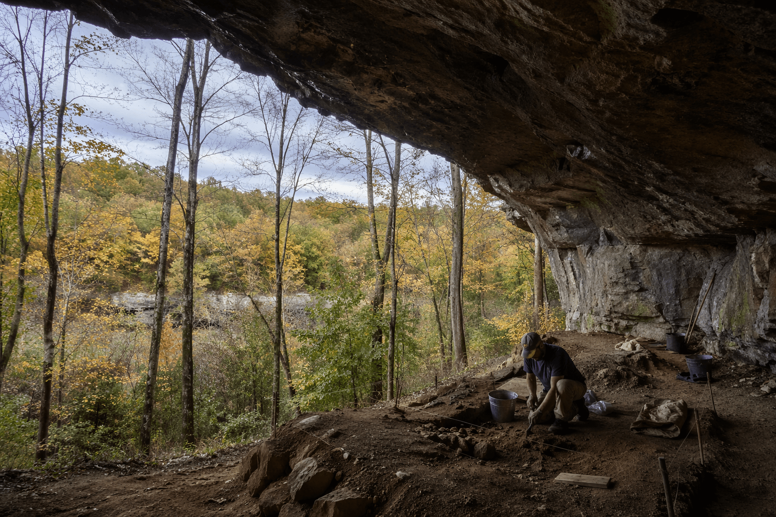 Perry County rock shelters reveal 10,000 years of prehistoric occupation