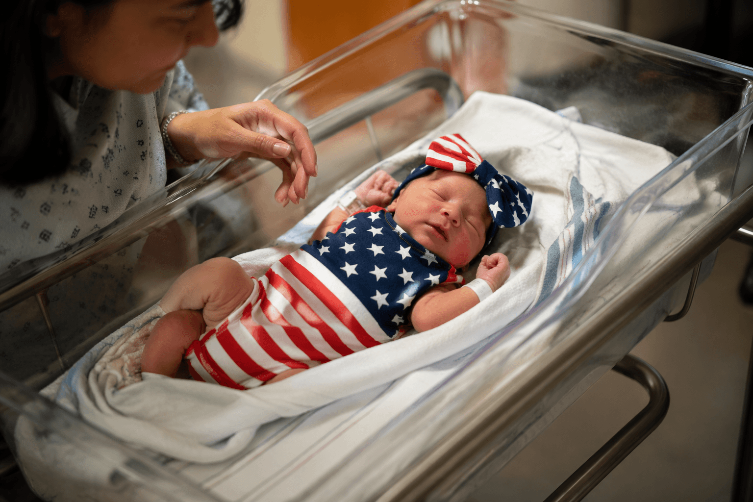Memorial Hospital West celebrates newborns in patriotic Fourth of July outfits