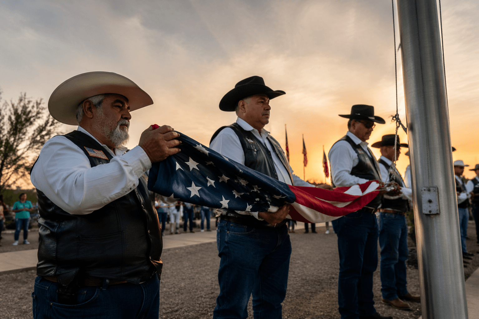 Yuma ceremony marks Independence Day with flag raising, retirement tradition