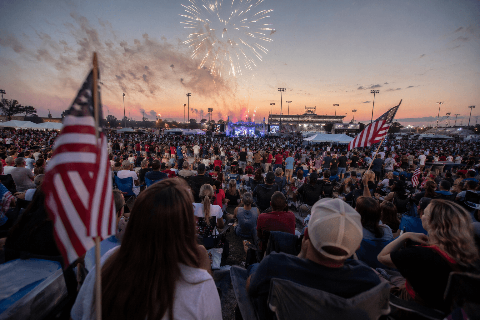 Thousands gather at Fresno Fairgrounds for Celebrate America event