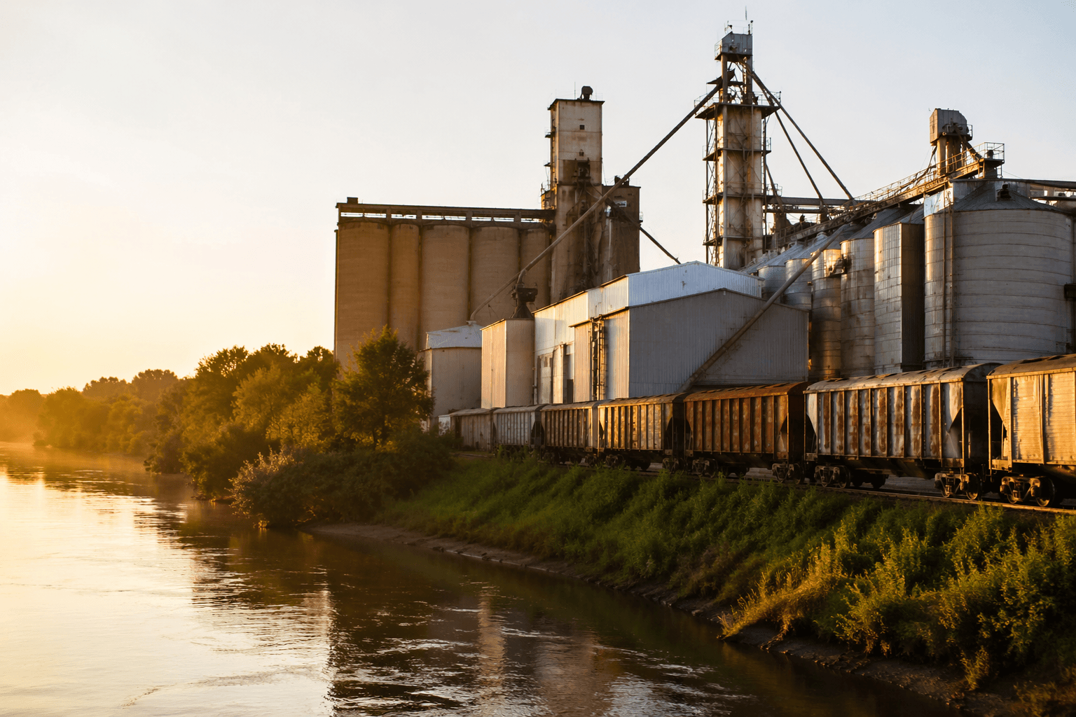 Riverside Oil Mill made Marks a soybean processing hub