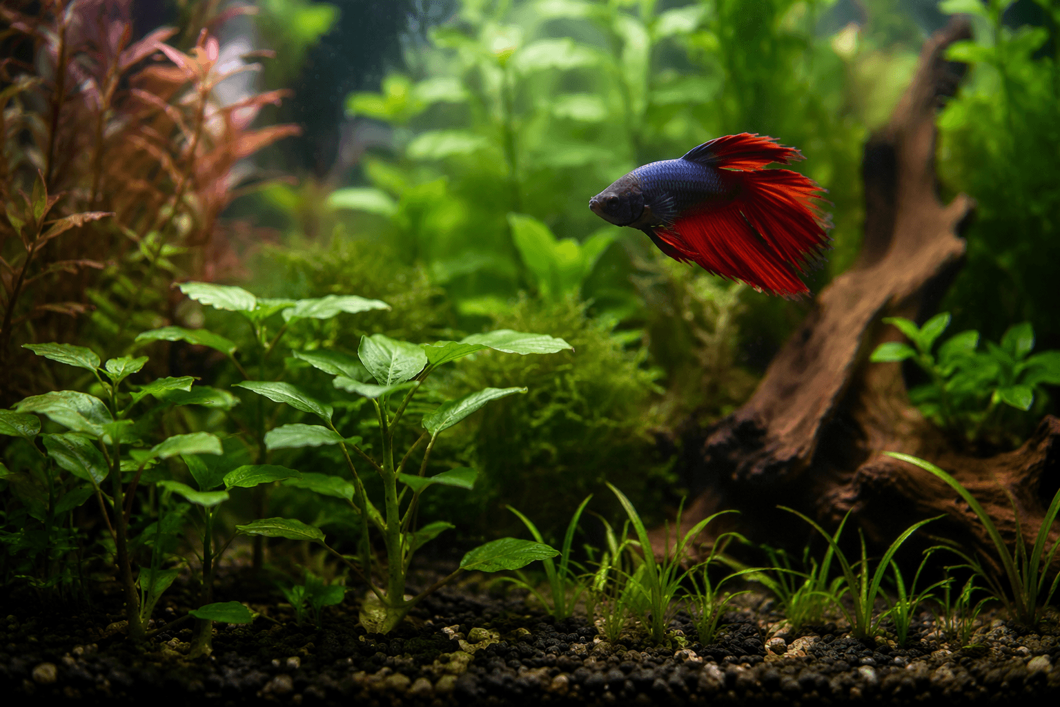 Why planted betta tanks create healthier, more natural aquariums