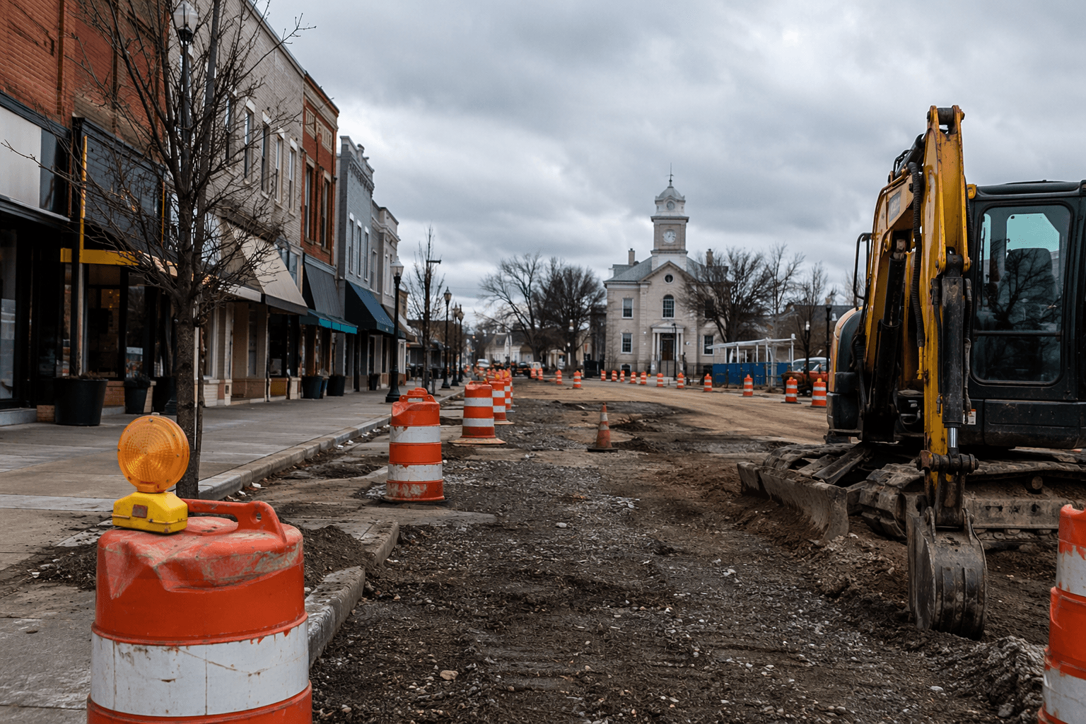Somerton Main Street redevelopment disrupts businesses during road closure