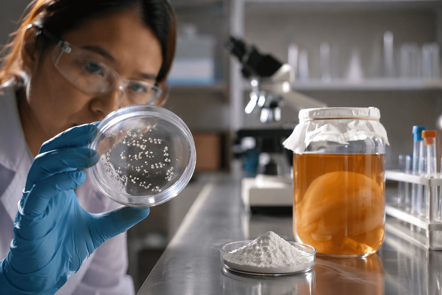 Kombucha microbes help create eco-friendly zinc oxide nanostructures