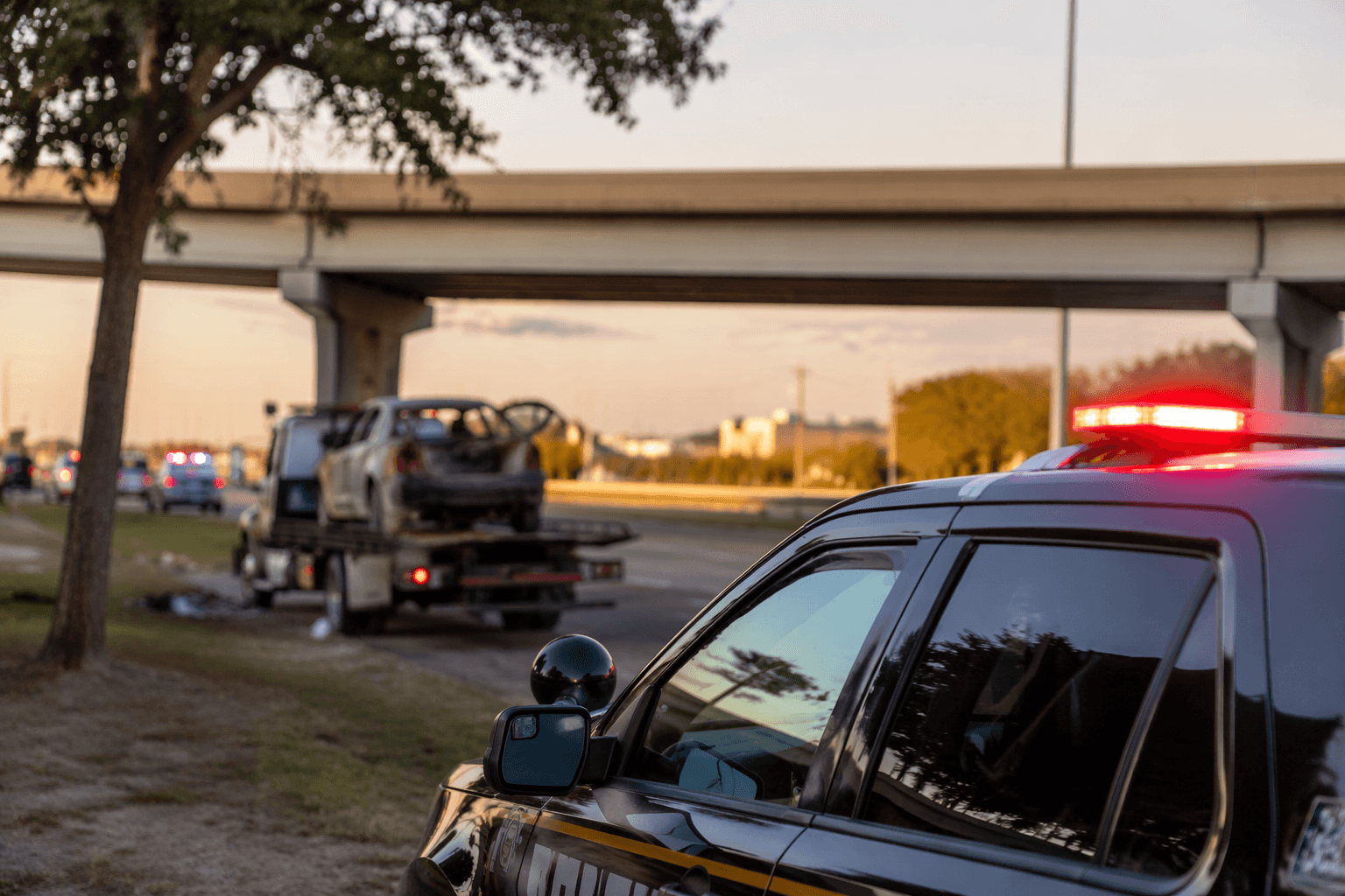 North Freeway carjacking with pitchfork, dashcam captures violent chase