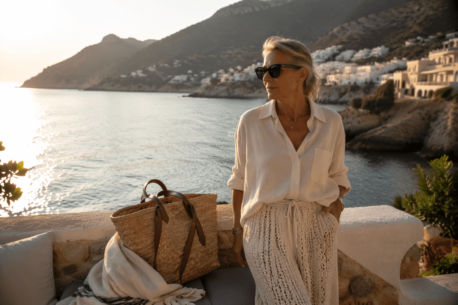 Coastal grandmother style essentials for beach days and sunset dinners