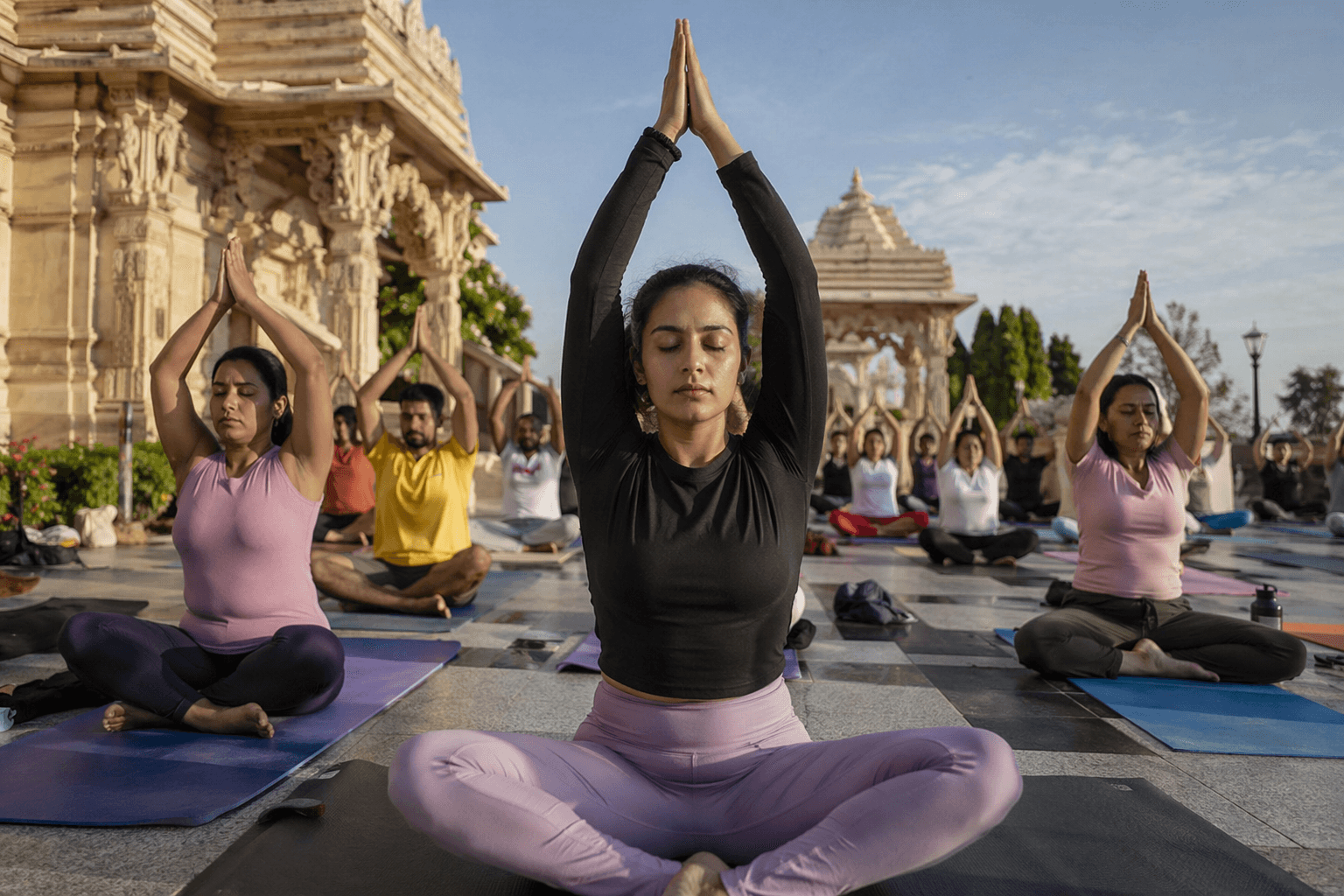 Staten Island Hindu Temple hosts yoga festival focused on mental health