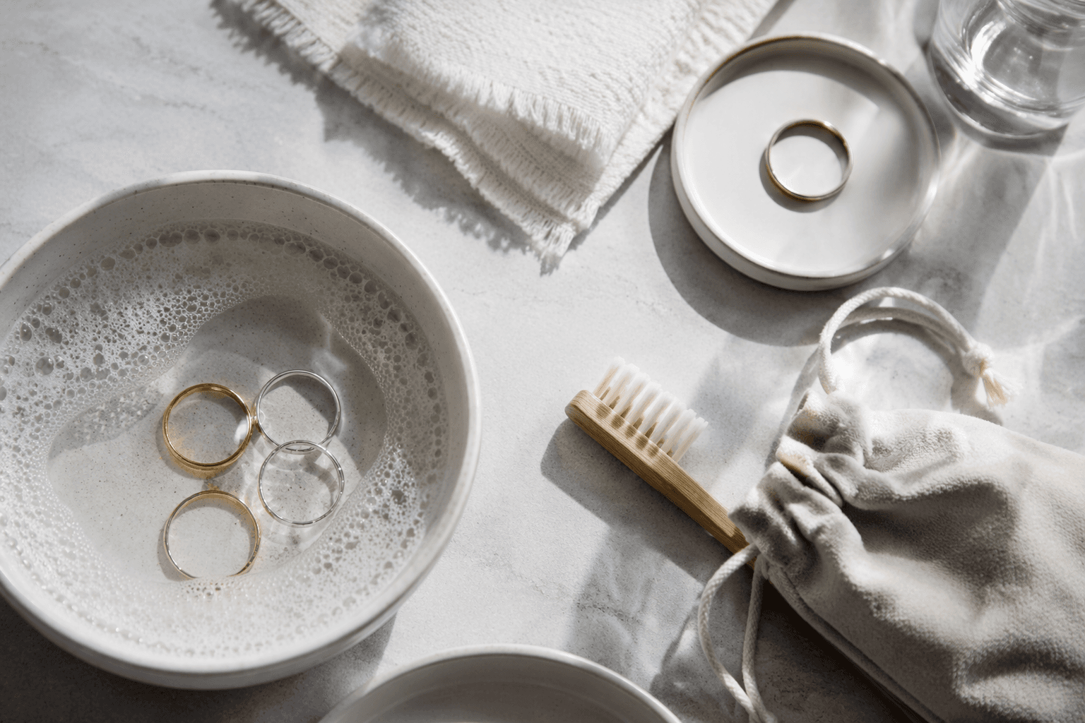 How to care for minimalist rings without losing their sparkle