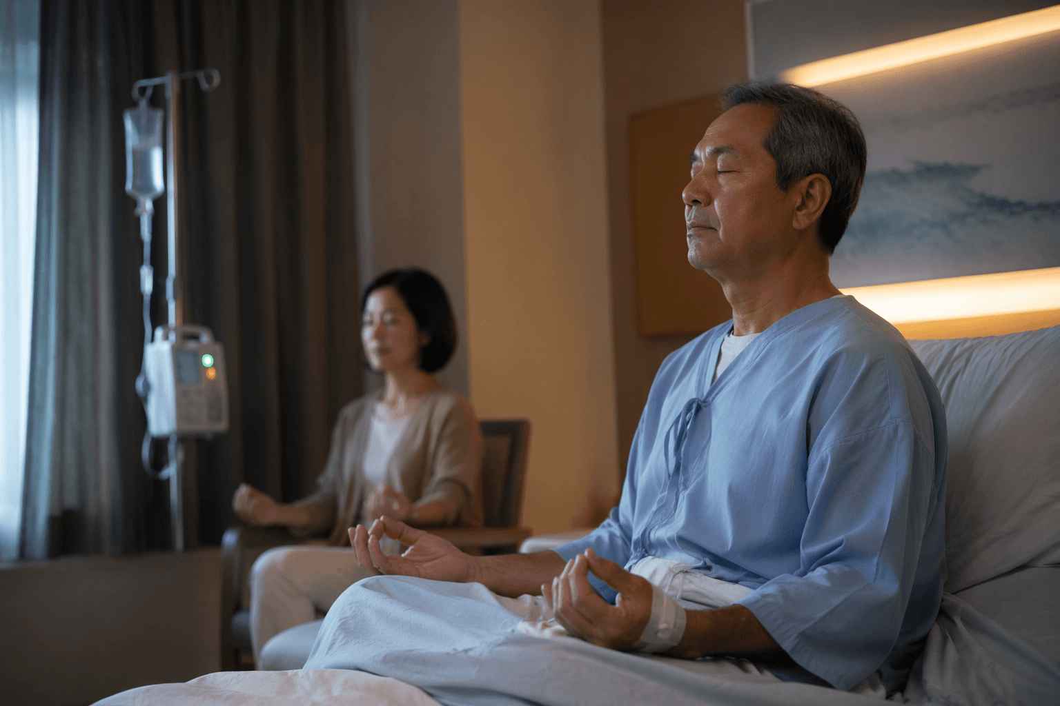 Mindfulness eases pain and anxiety for liver cancer patients after TACE