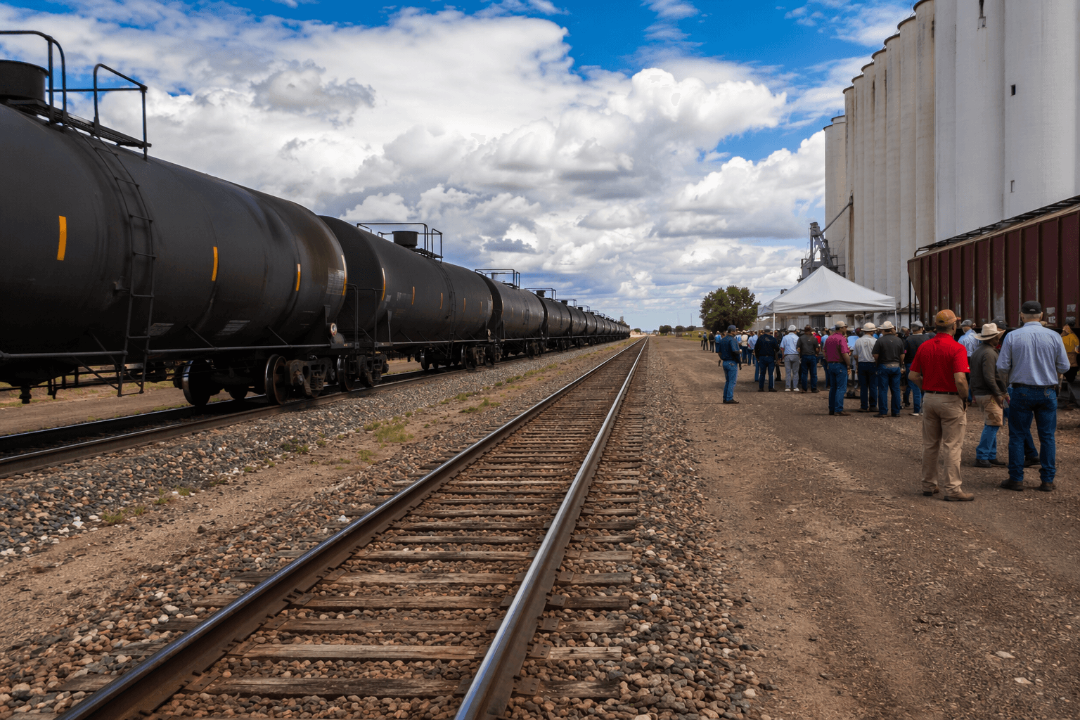 How railroads built Tyrone into a Texas County shipping hub