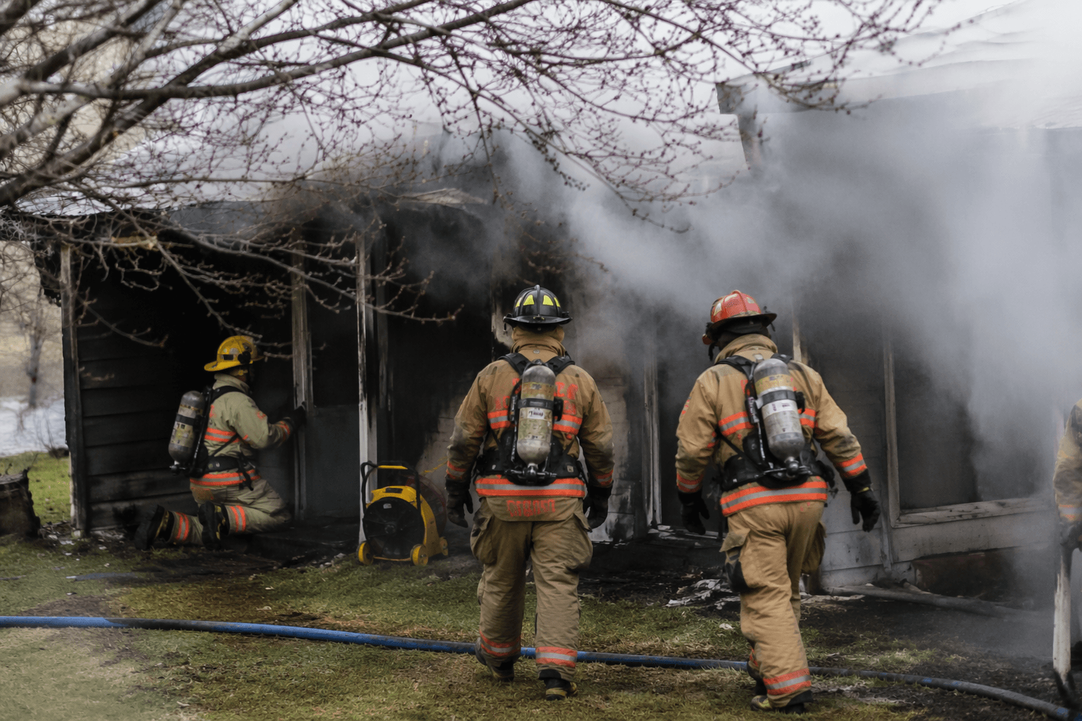 Sterling crews battle hidden home fire in rural Logan County