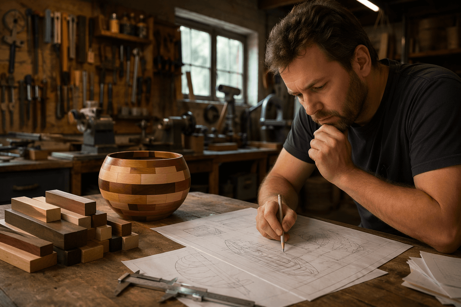 Segmented turning starts with geometry, not the first cut