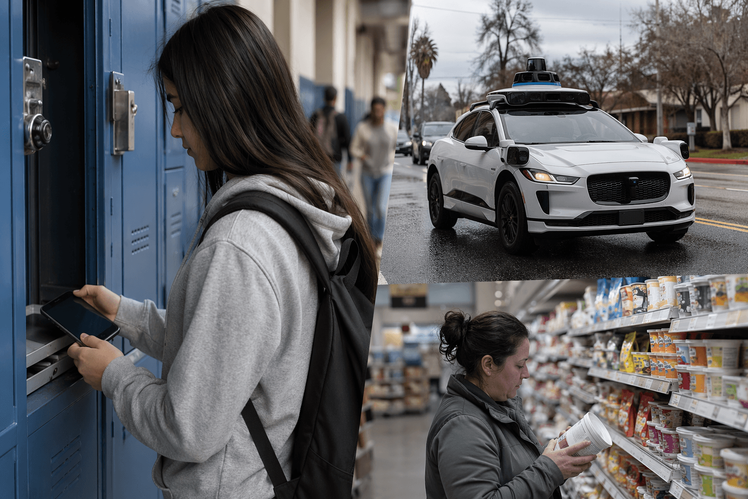 New California laws reshape school phones, driverless cars, food labels