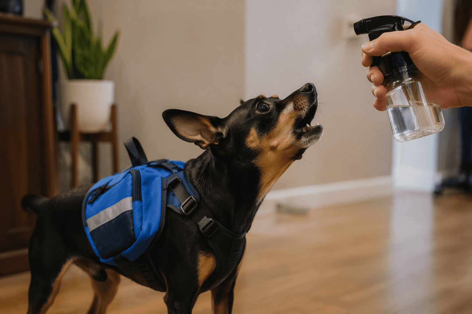 Two unconventional training tools help a hyper dog stay calmer