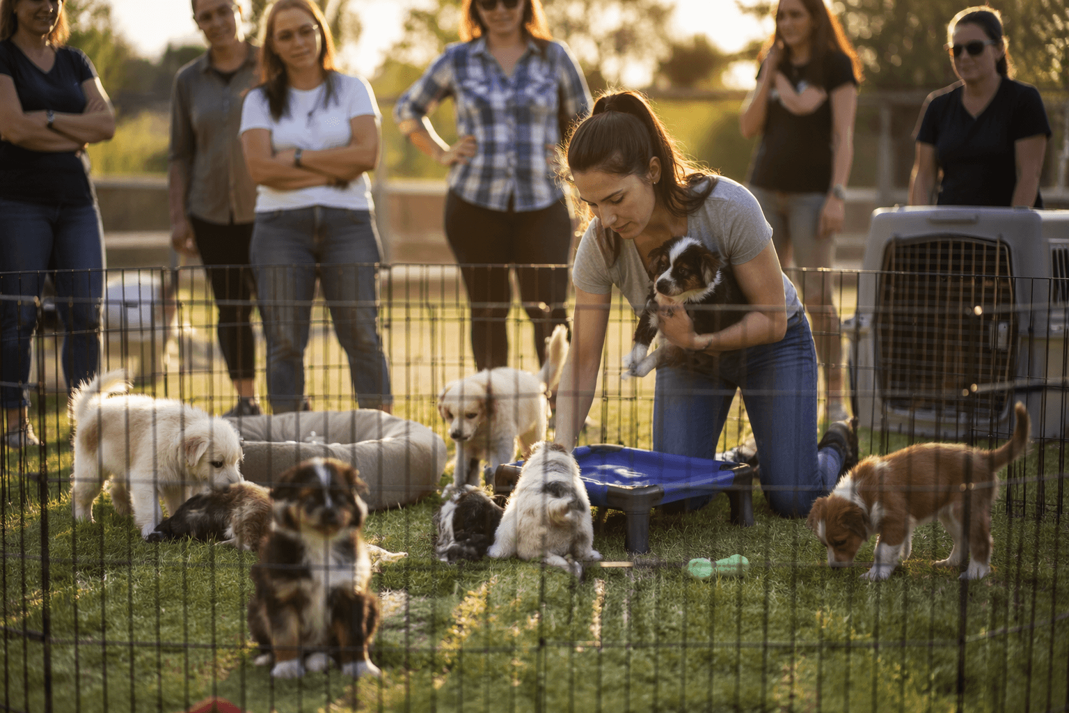 New dog training tools help energetic puppies stay safe and calm